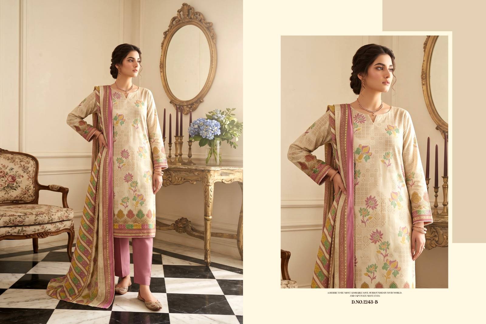 KALKI 1243 Series BY Radhika fashion 01 To 04 Series Beautiful Festive Suits Colorful Stylish Fancy Casual Wear & Ethnic Wear Cotton Dresses At Wholesale Price